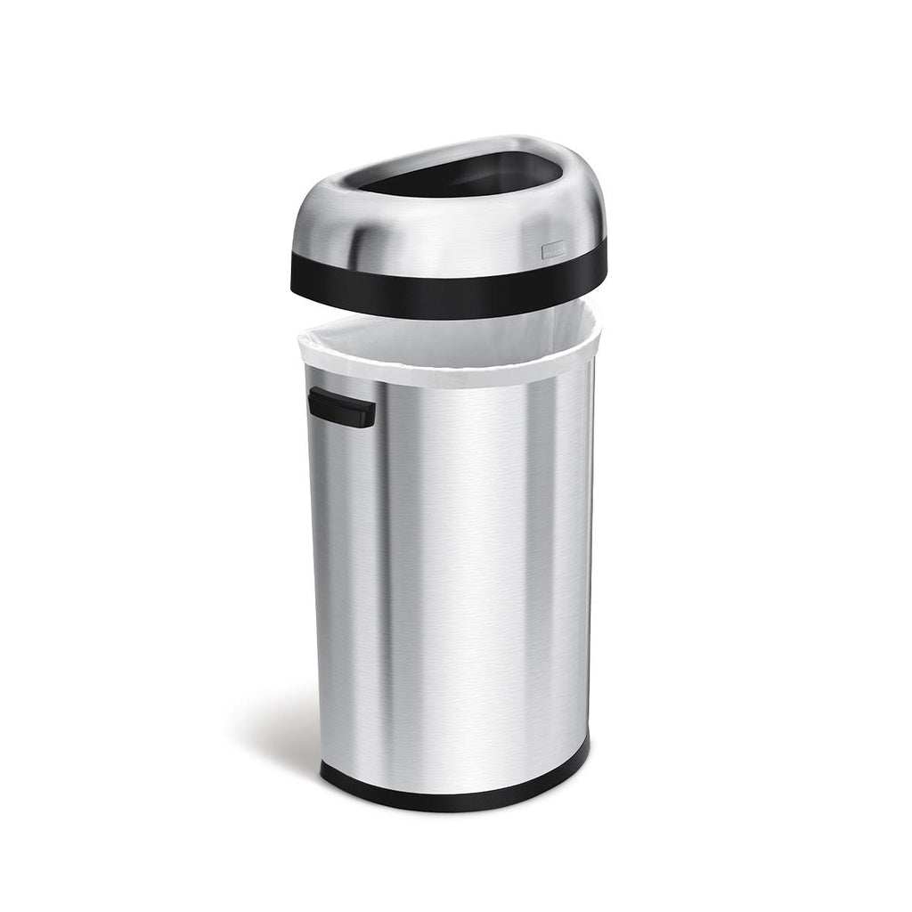 60L Semi-Round Open Can