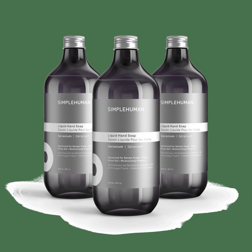Geranium Liquid Hand Soap Refill Bottle