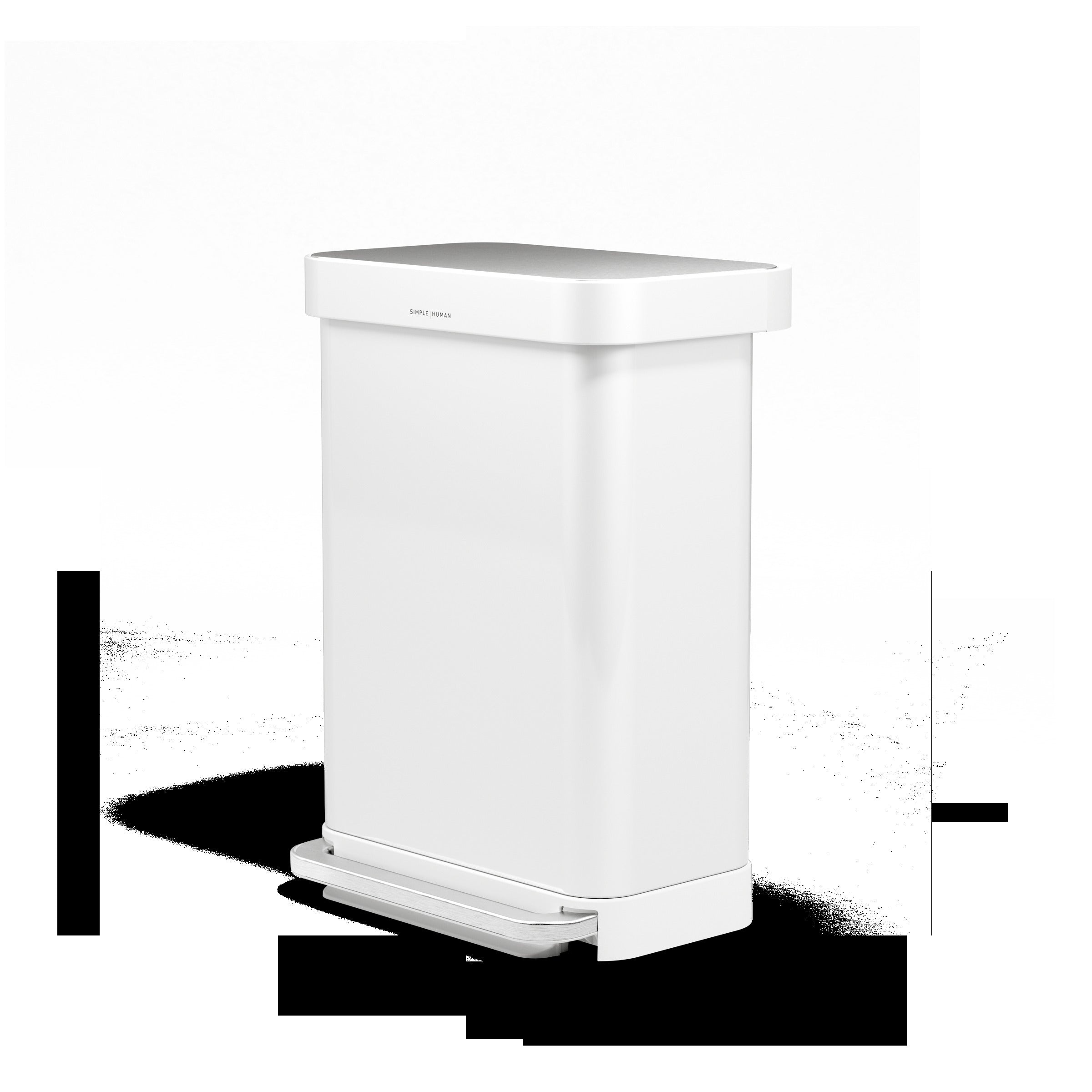 55L Rectangular Step Can with Liner Pocket