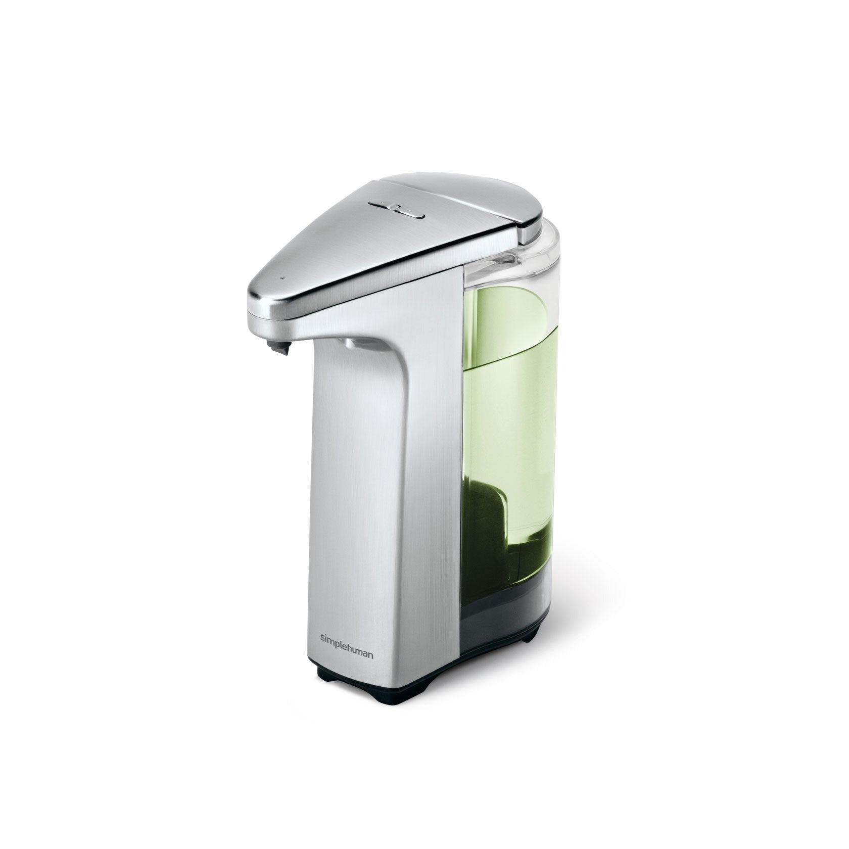 studio 8 fl. oz. compact sensor pump with soap sample, brushed nickel