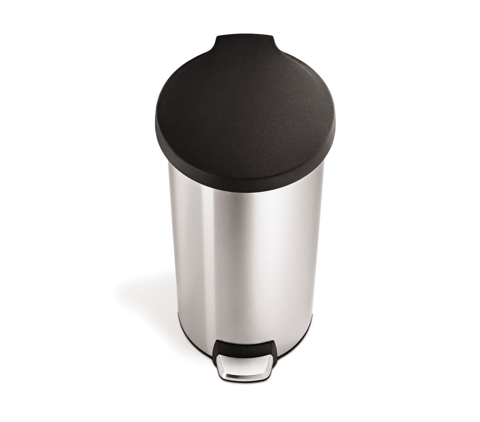 30L classic round step trash can with plastic lid