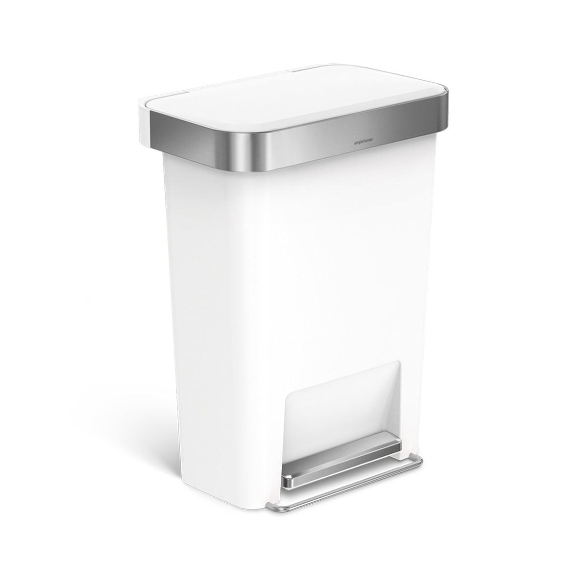 45L Plastic Rectangular Step Can with Liner Pocket (CB)