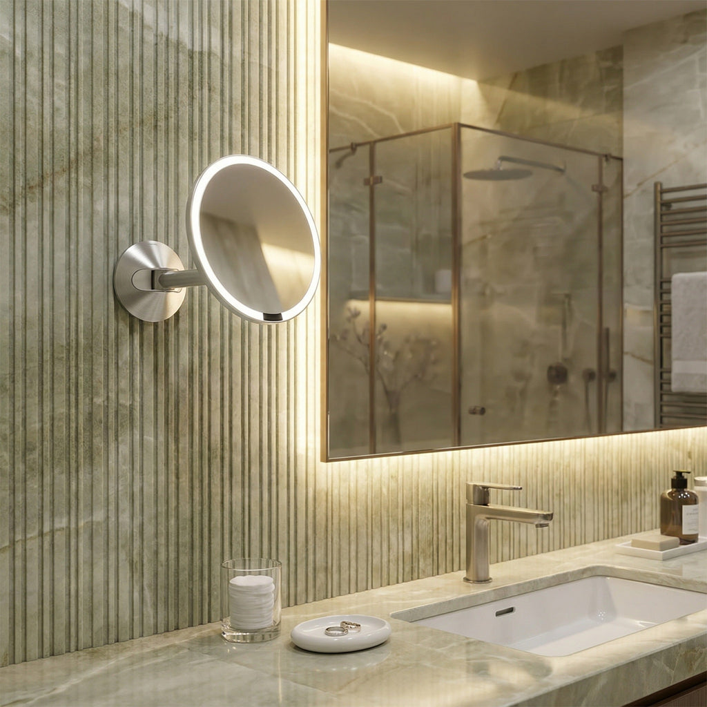 Hard-Wired Wall Mount Sensor Mirror