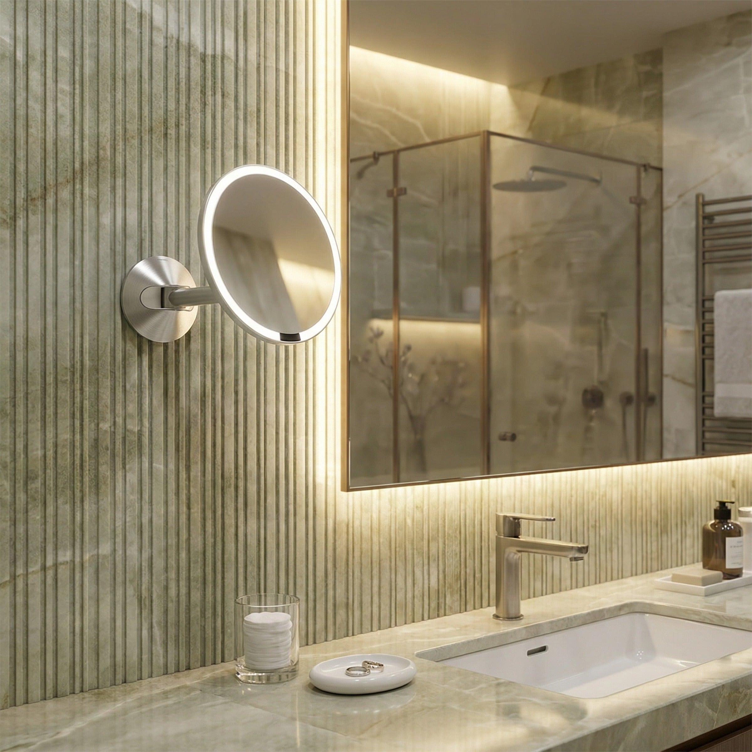 Hard-Wired Wall Mount Sensor Mirror