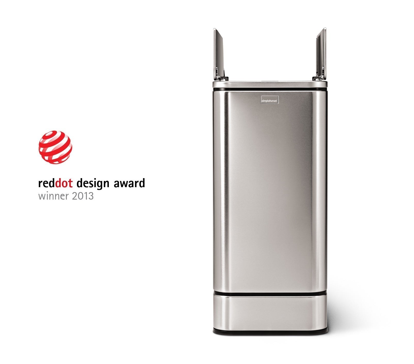 gen1 48L stainless steel butterfly sensor trash can