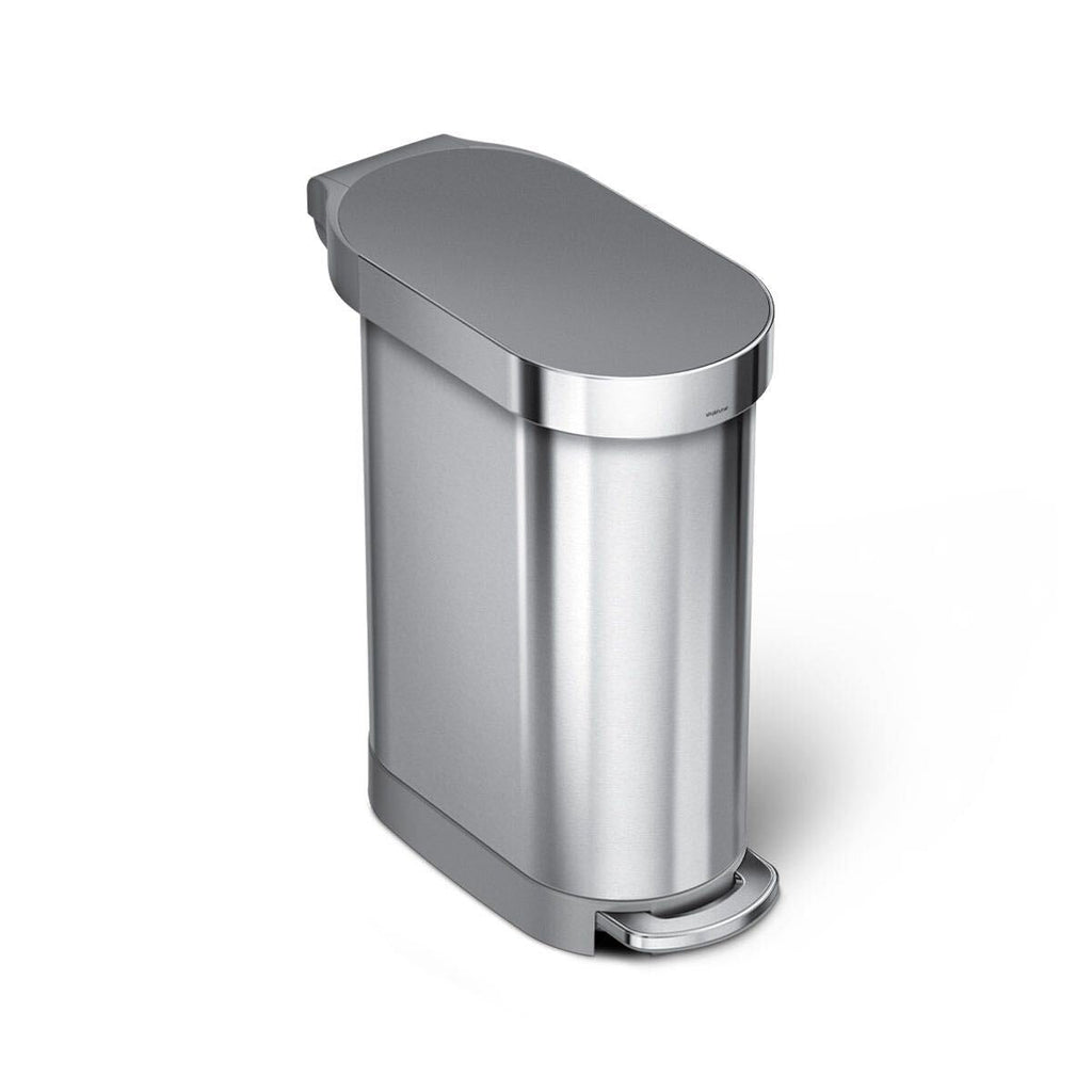 45L Slim Step Can with Liner Rim