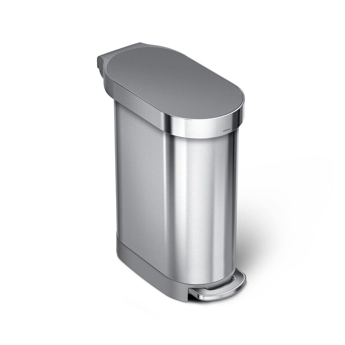 45L Slim Step Can with Liner Rim
