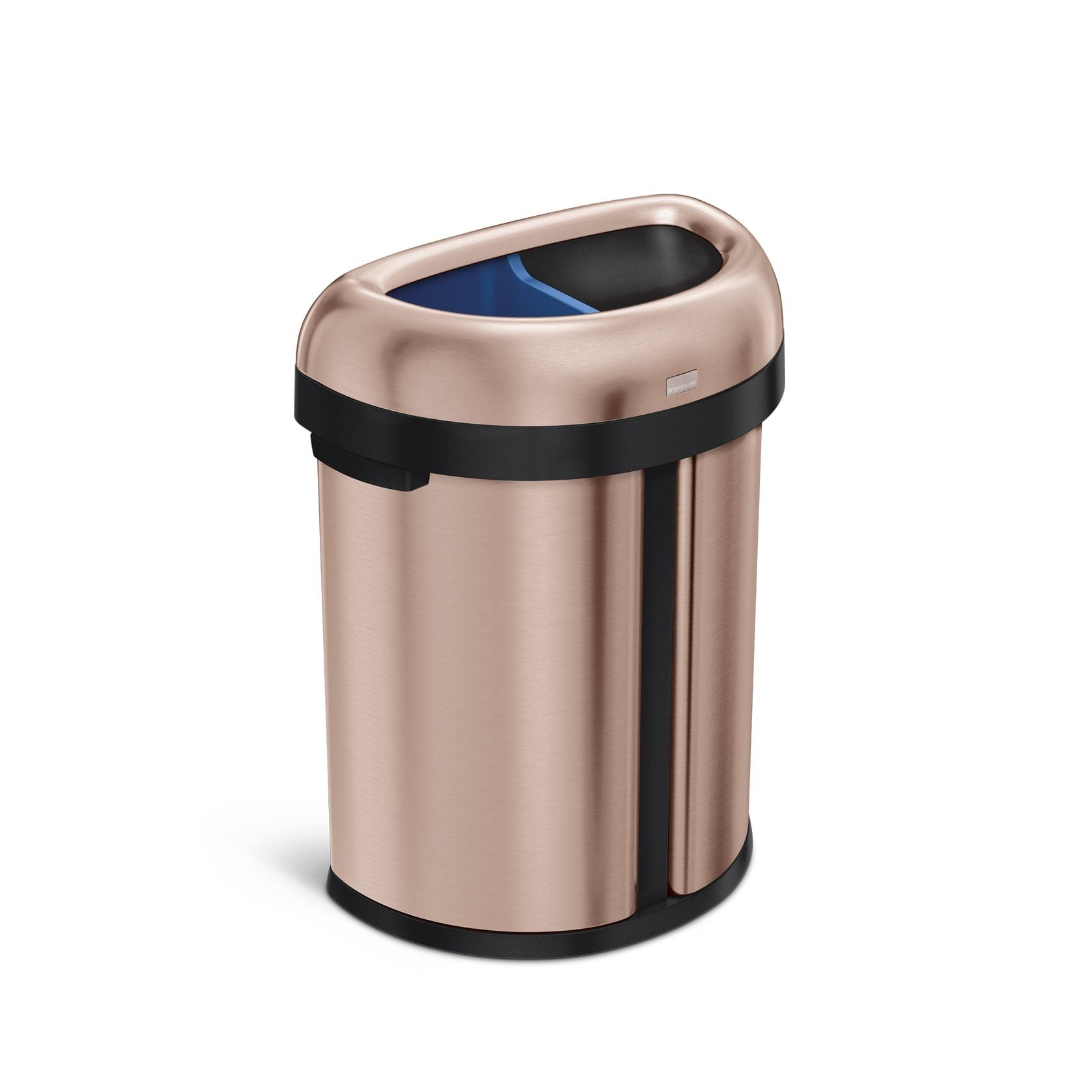 gen1 66L dual compartment semi-round open can