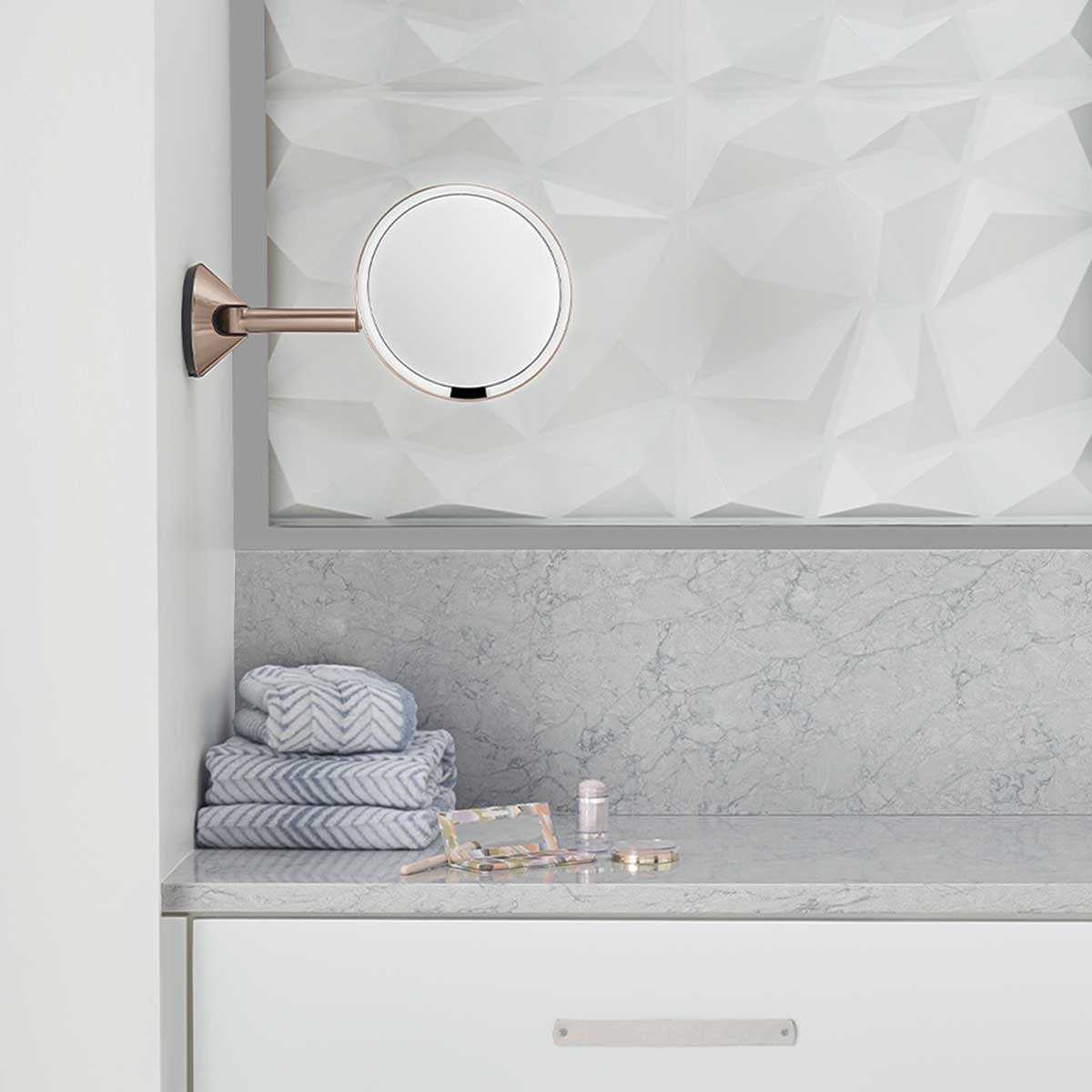 Rechargeable Wall Mount Sensor Mirror