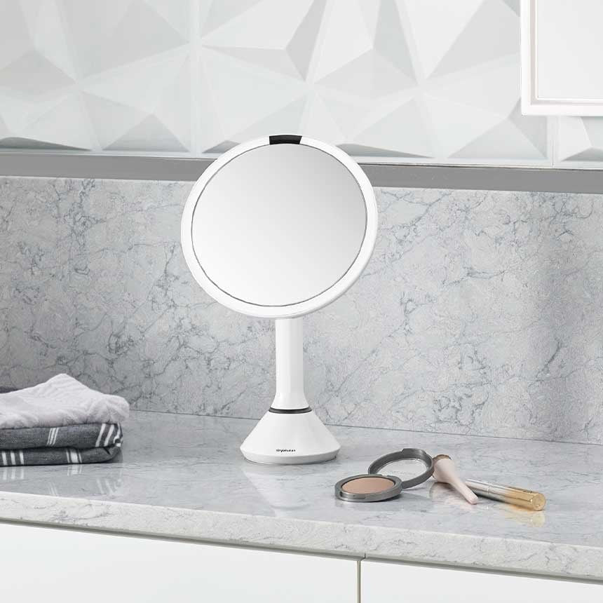 Sensor Mirror with Touch-Control Brightness with 10x Detail Mirror