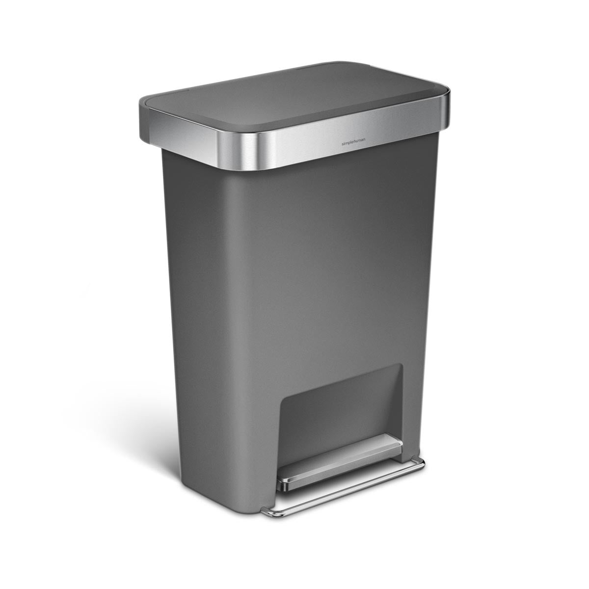 45L Plastic Rectangular Step Can with Liner Pocket (CW1396)