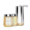 Antica Farmacista gift set, foam cartridge sensor pump, polished stainless steel