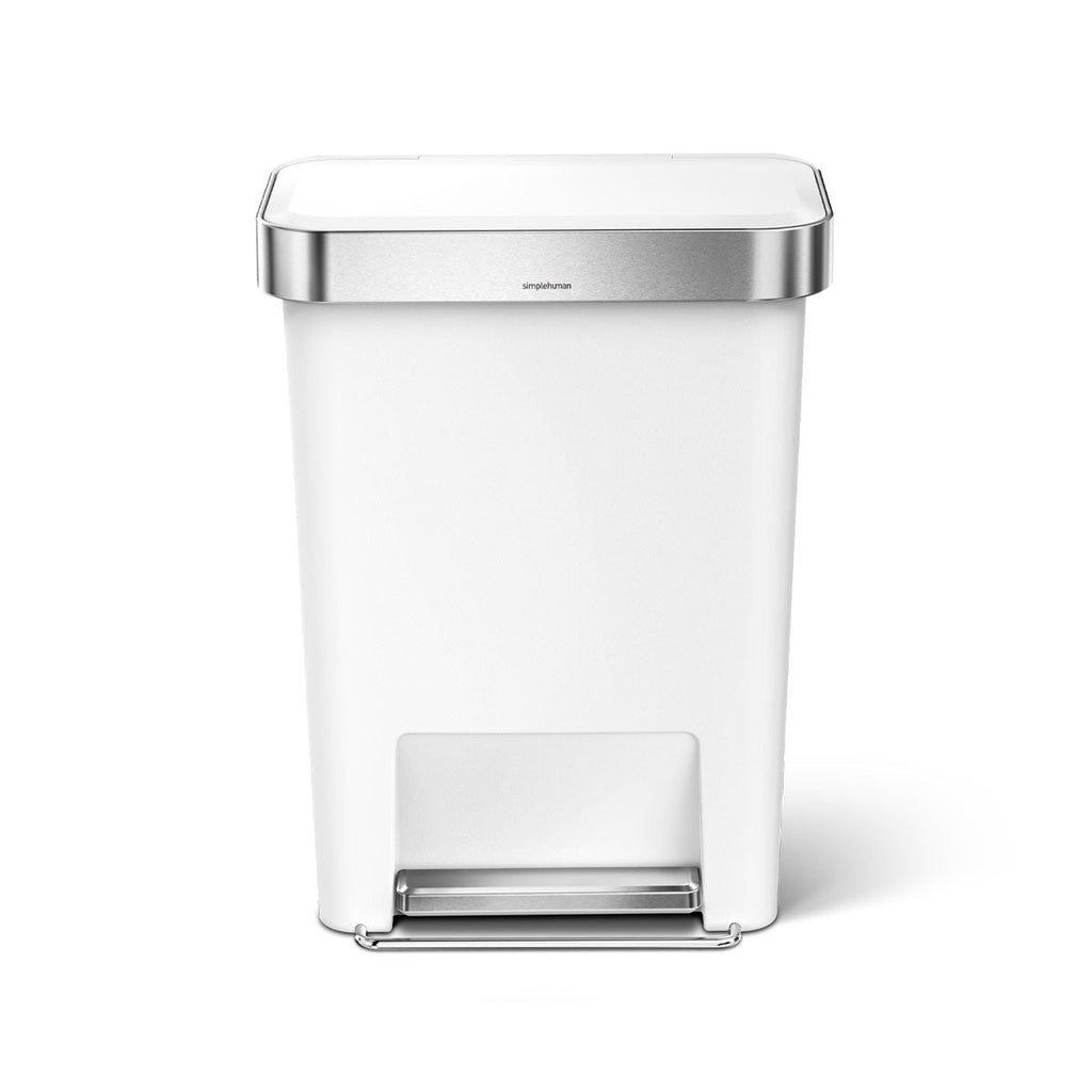 45L Plastic Rectangular Step Can with Liner Pocket (CB)