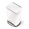 38L Wide-Step Rectangular Trash Can