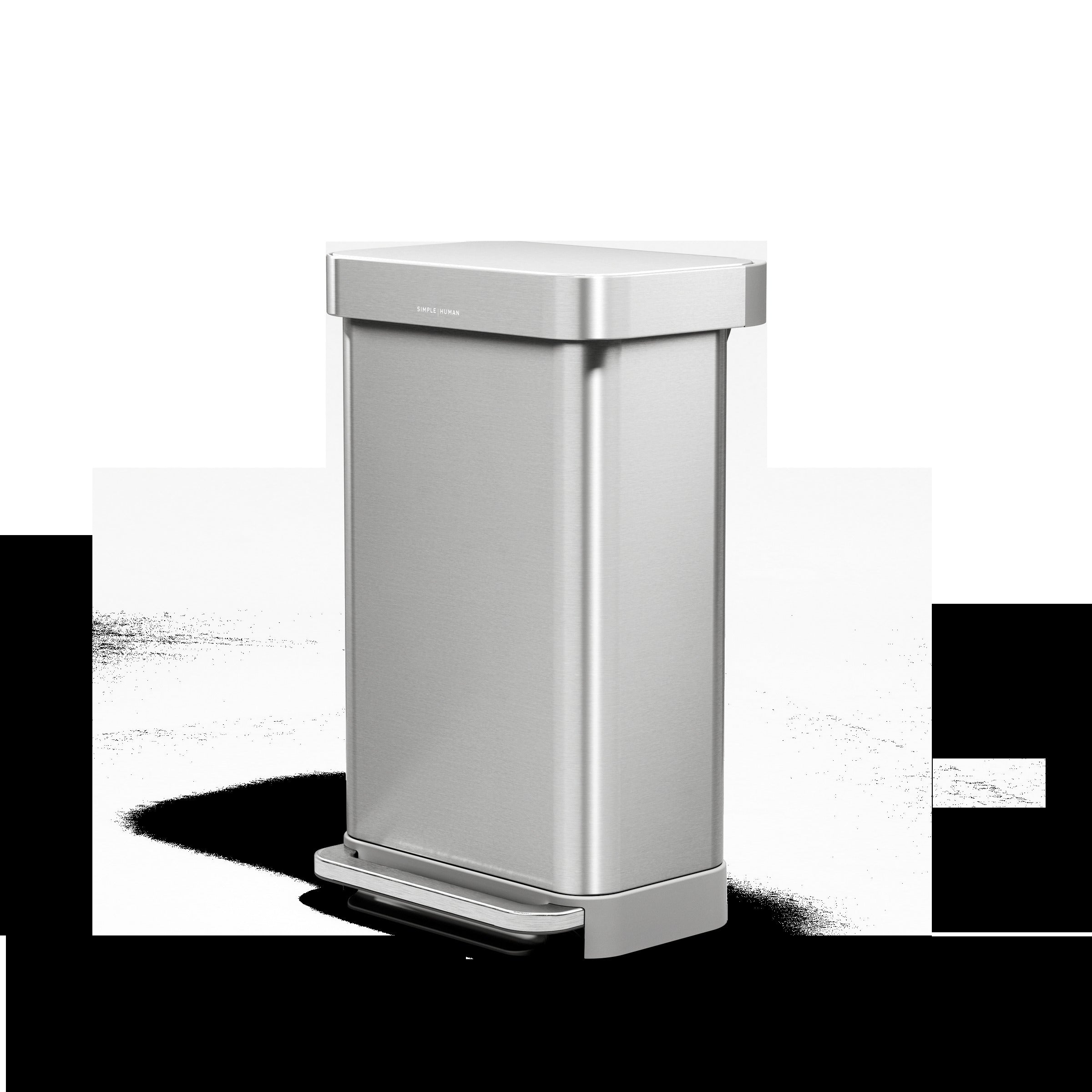 45L Rectangular Step Can with Liner Pocket