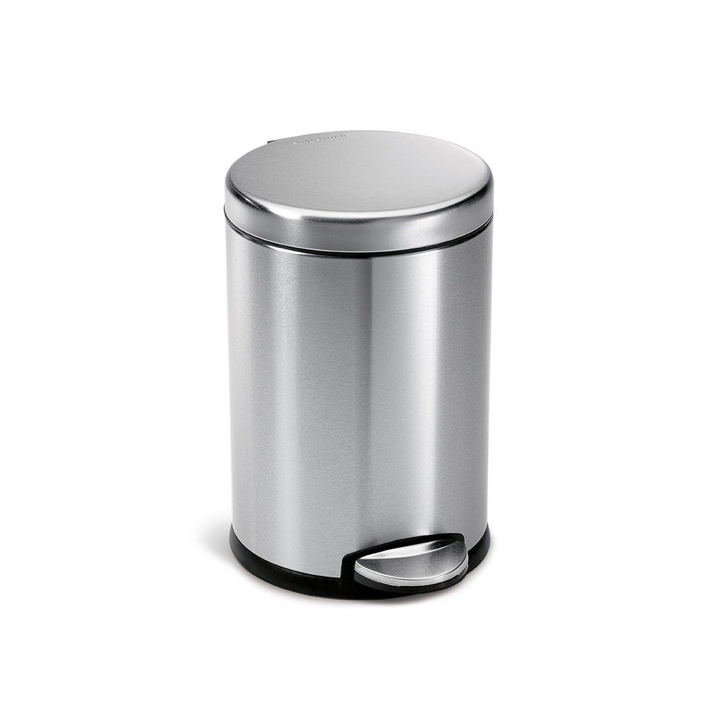 4.5L mini round steel step trash can**