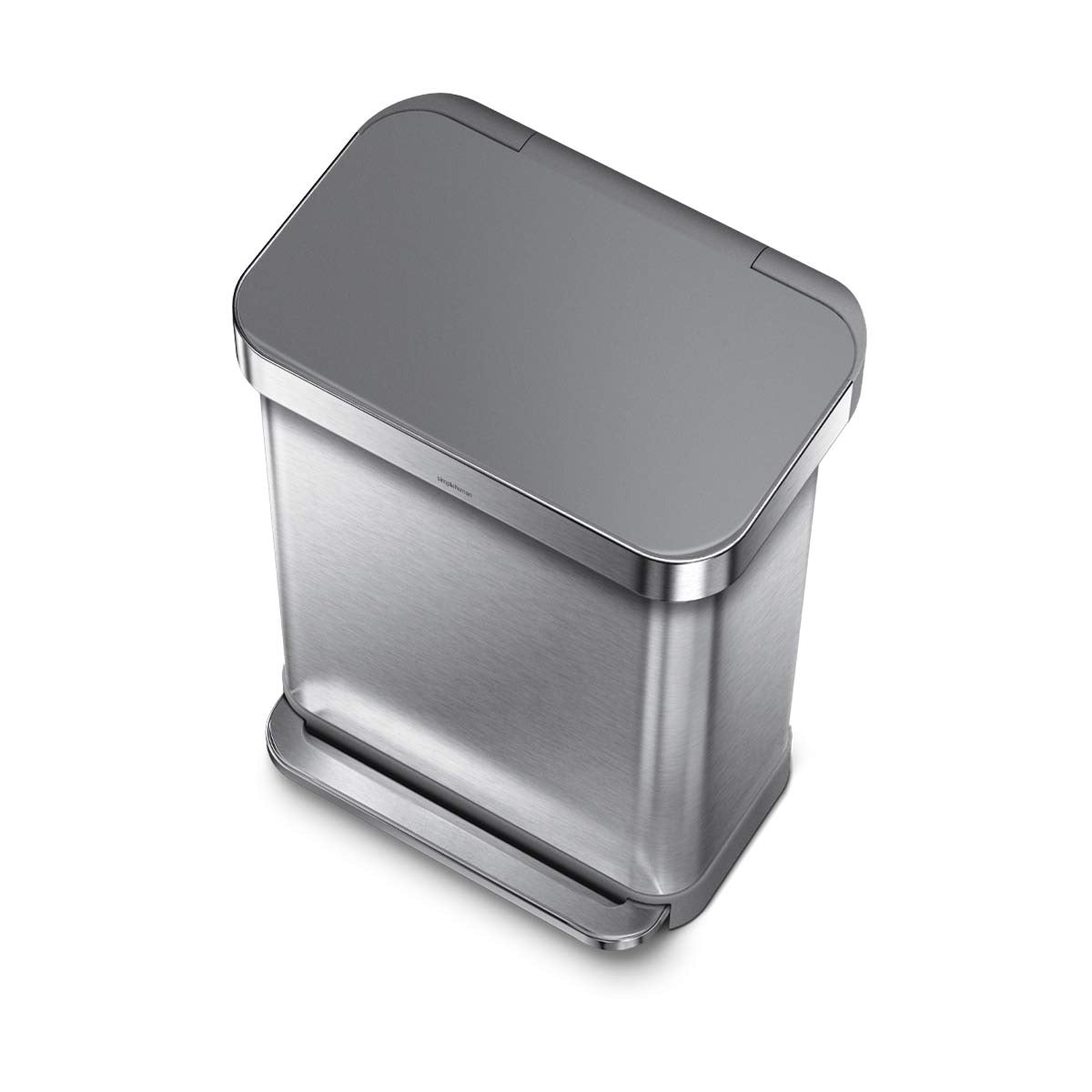 55L Rectangular Step Can with Liner Pocket + Bonus 4.5L Step Can