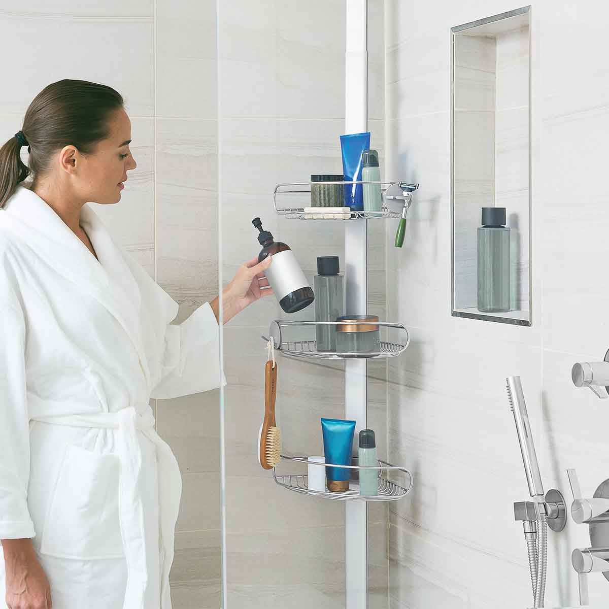 Tension Shower Caddy, 9 Ft.**