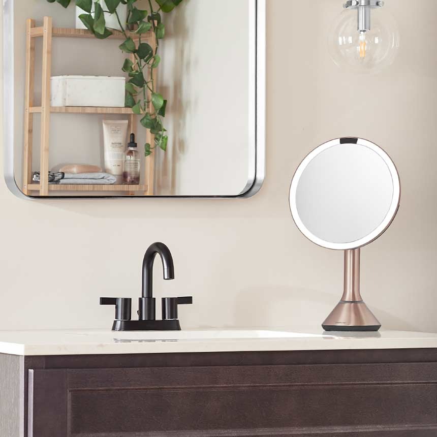 Sensor Mirror with Touch-Control Brightness with 10x Detail Mirror
