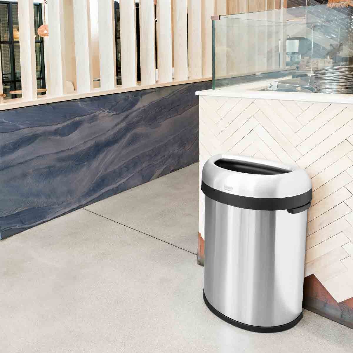 80L Semi-Round Open Can