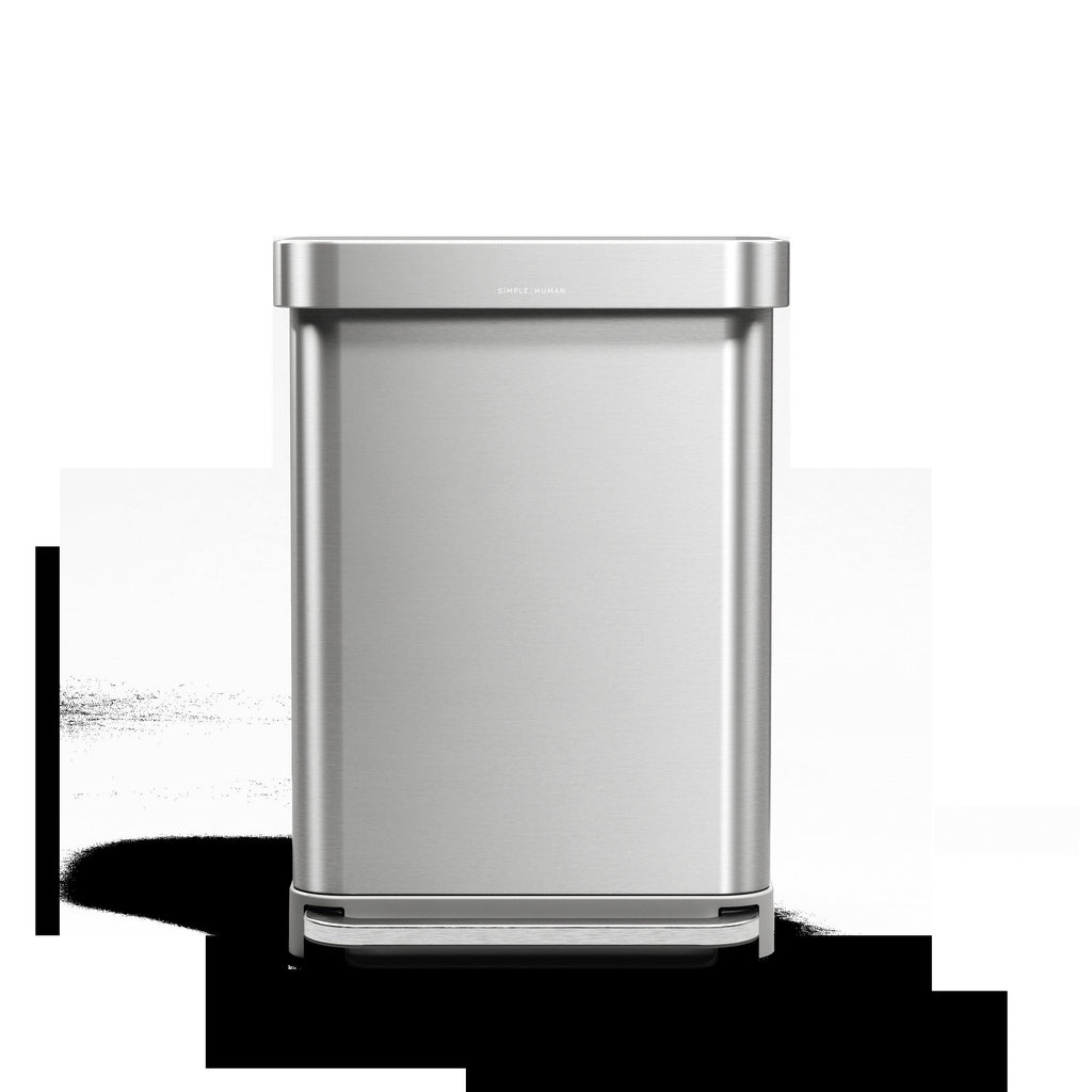 55L Rectangular Step Can with Liner Pocket