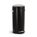 30L round retro step trash can